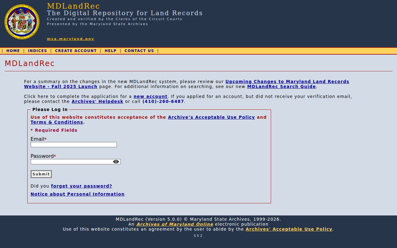 Owings Mills people search through Maryland Land Records
